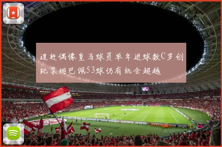 追赶偶像皇马球员单年进球数C罗创纪录姆巴佩53球仍有机会超越